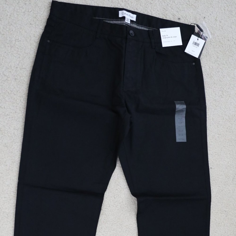 Calvin Klein - Body Fit Black Pants 33x30 - NWT